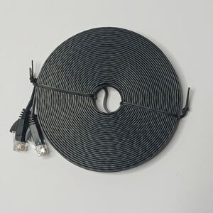 Ethernet Cable 100 ft‎ High Speed, Black Flat
Internet Network Cable